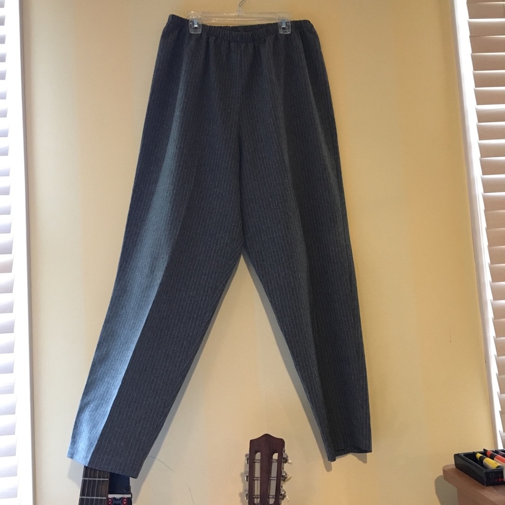 Striped suit pants